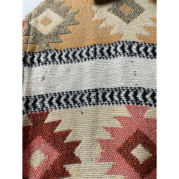 Jane Ashley Southwestern Tapestry Jacket Boho Vintage Tribal 90s Small - Picture 7 of 7